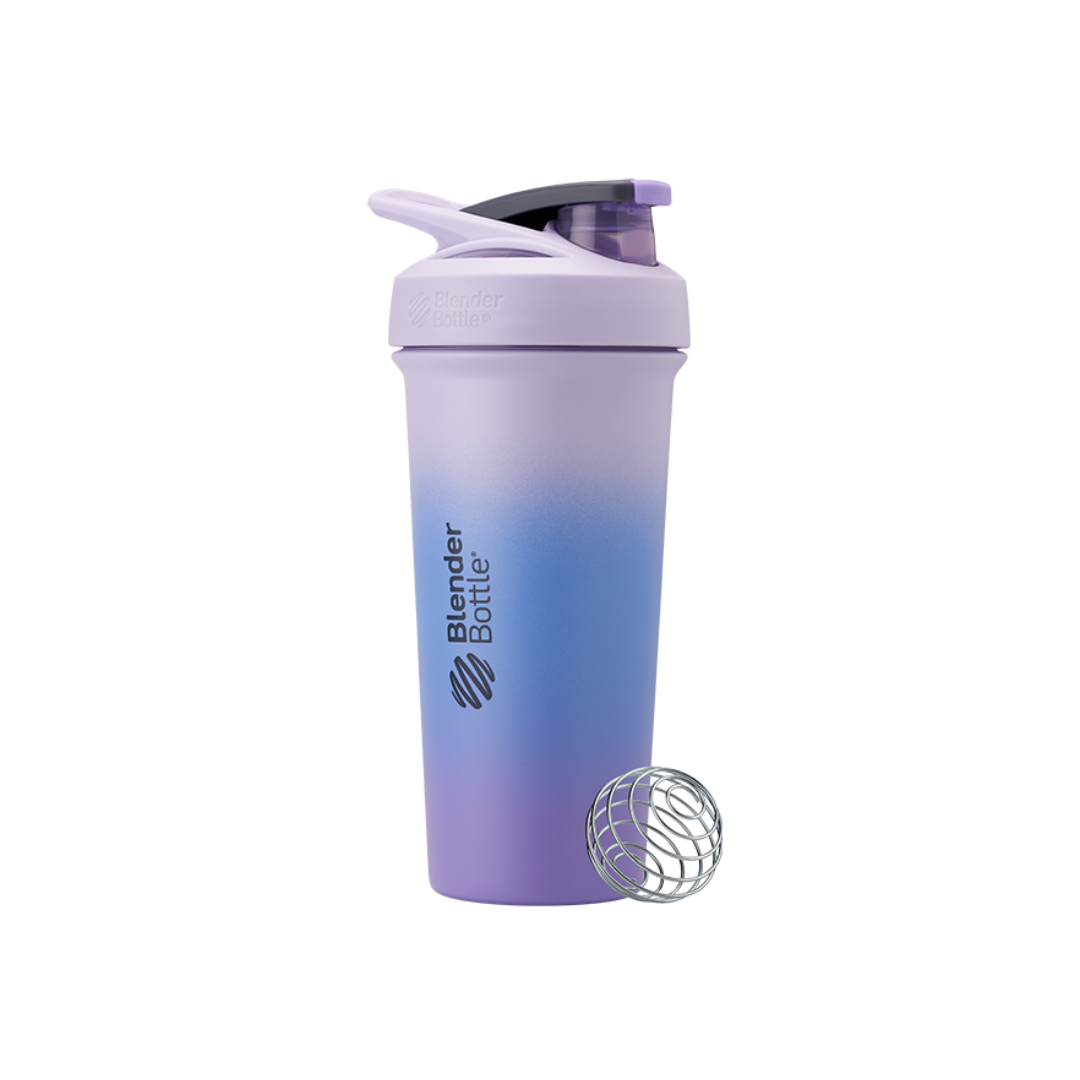 BlenderBottle Pro Series 32 oz Tritan Purple Plum Shaker Cup with
