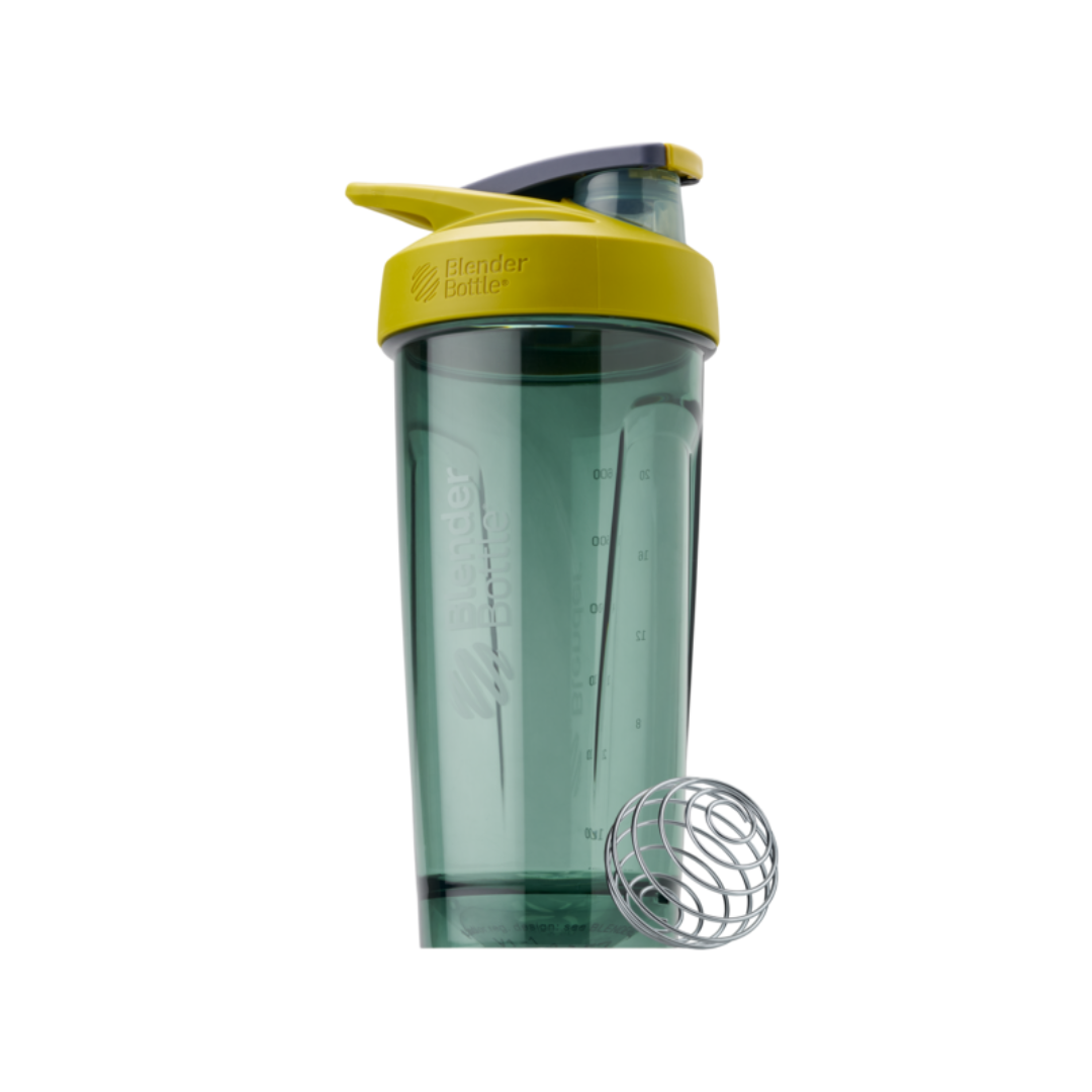 BlenderBottle 28oz Radian Glass Shaker Cup Plum 