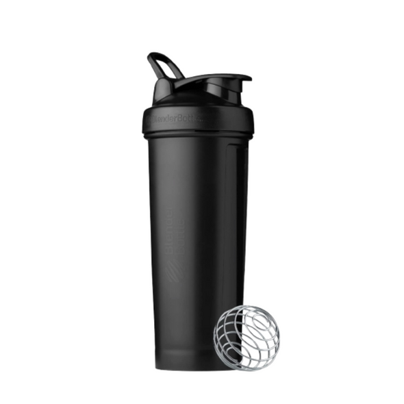 Blender Bottle Classic 32 oz. Shaker with Loop Top - Clear/Black/Black 