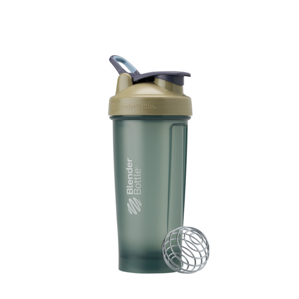 BlenderBottle Classic 20 oz Moss Green Shaker Cup with Wide Mouth