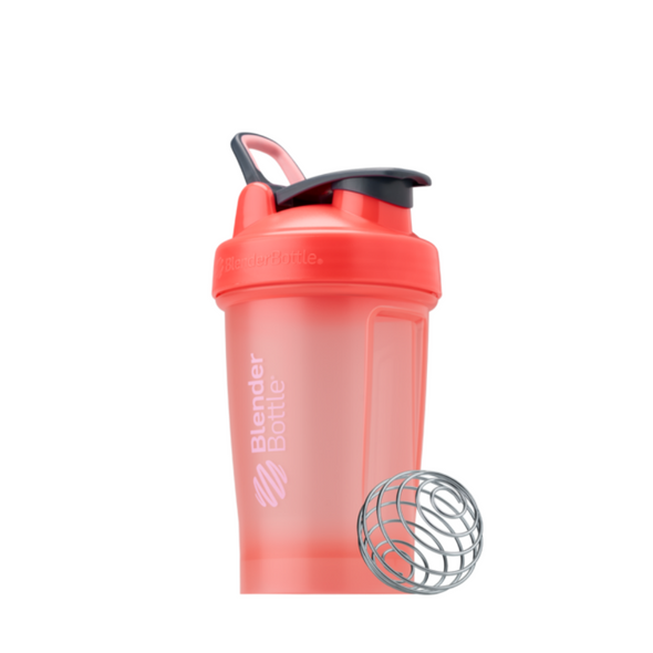 BlenderBottle Classic 28 oz Clear and Blue Shaker Cup with Wide
