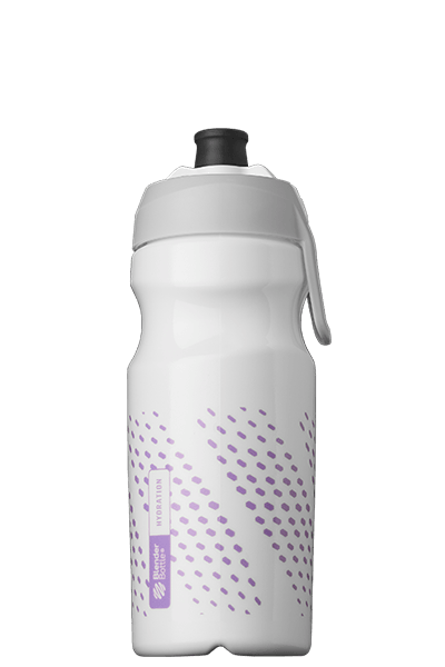 BlenderBottle Hydration Halex™ Squeeze Water Bottle with Straw, 22-Ounce  (Bike Cage Compatible) - White