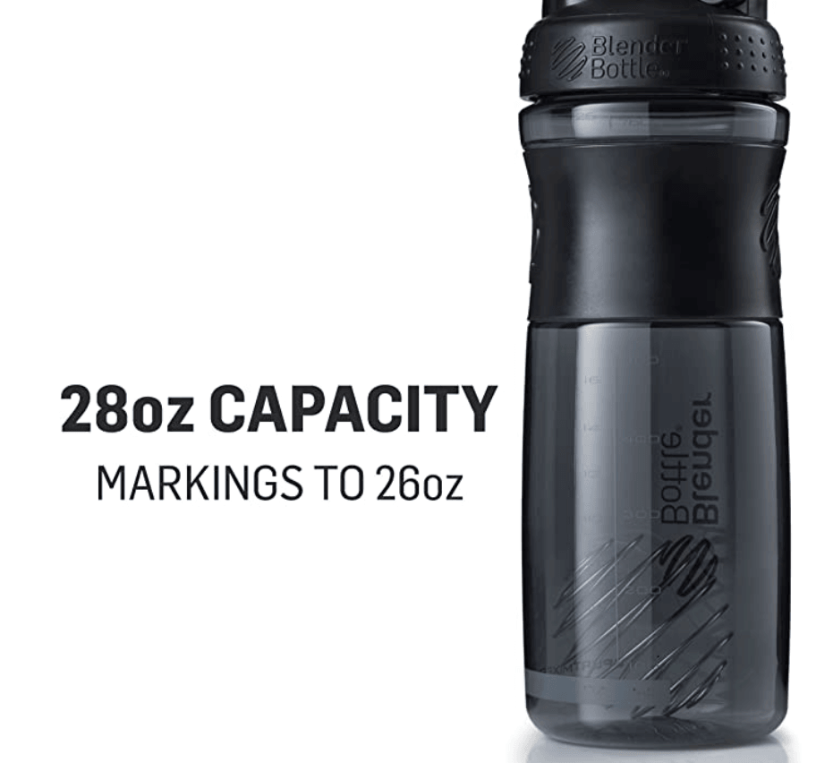 BlenderBottle 28oz SportMixer Sleek Water Bottle Shaker Cup Geo Lace 
