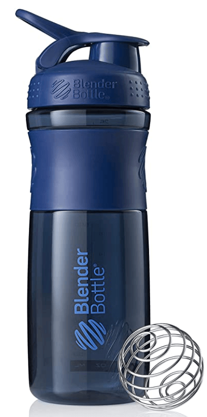 BlenderBottle SportMixer Tritan Grip Shaker Bottle, 28-Ounce Assorted Navy